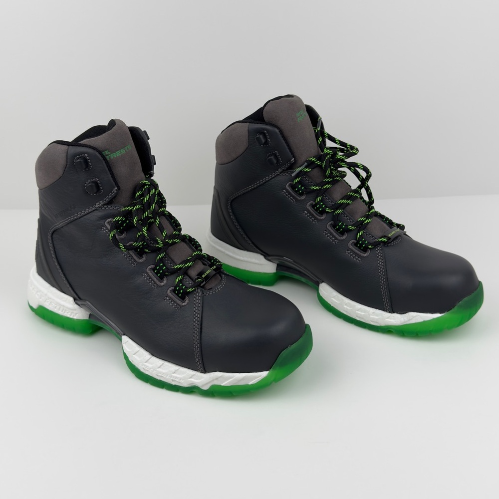 Hytest Black Waterproof Nano Toe Safety Work Boots Men’s 9.5